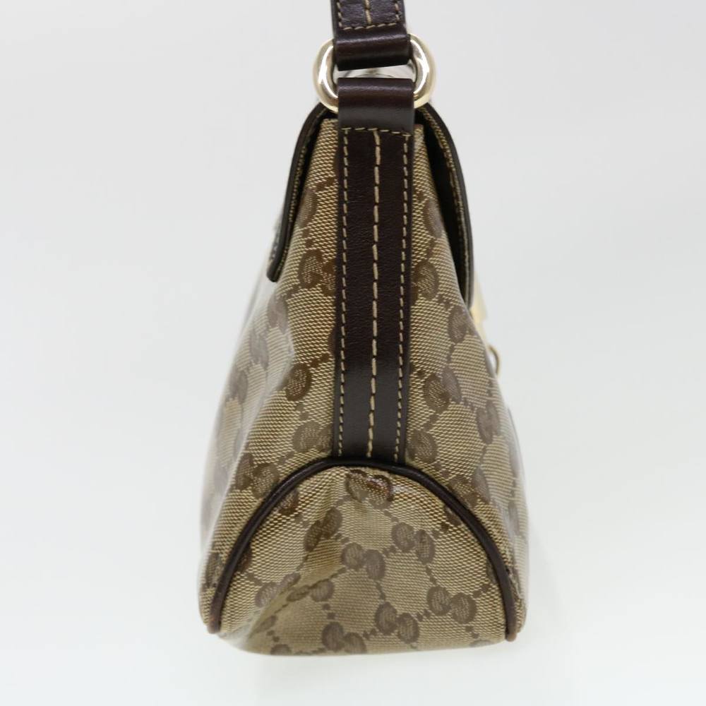 GUCCI GG Canvas Shoulder Bag Coated Canvas Beige 181483 Auth am4265 - Picture 4 of 16